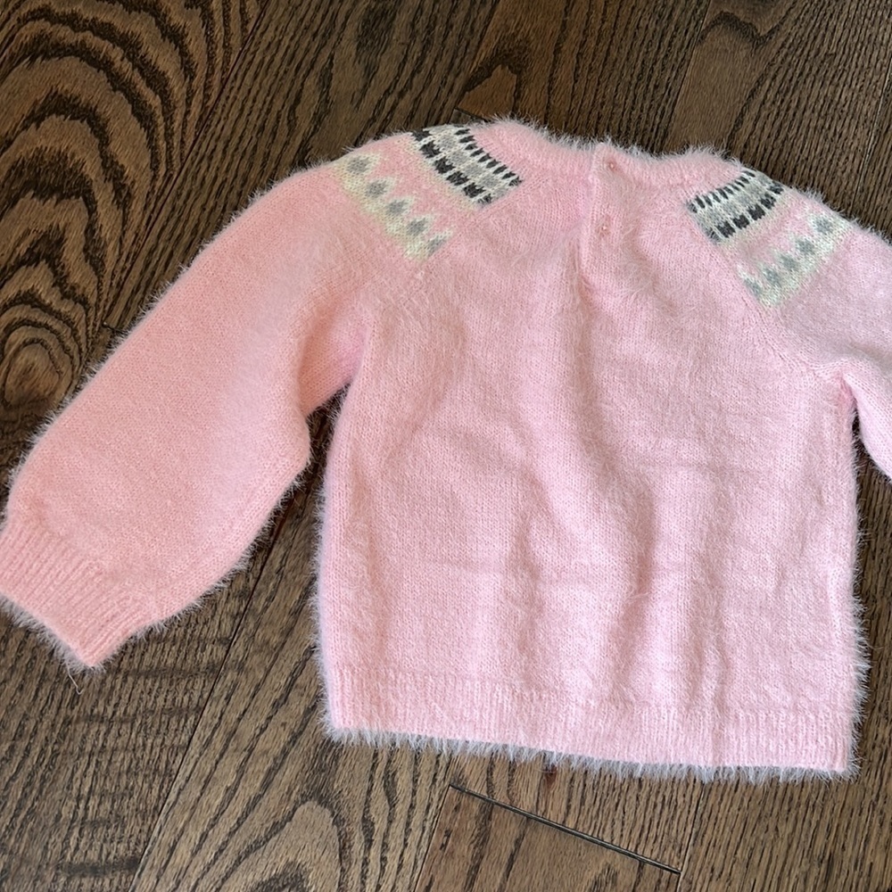 Mayoral pink sweater 2T luxury designer European boutique rare sale pale pink - Picture 5 of 8